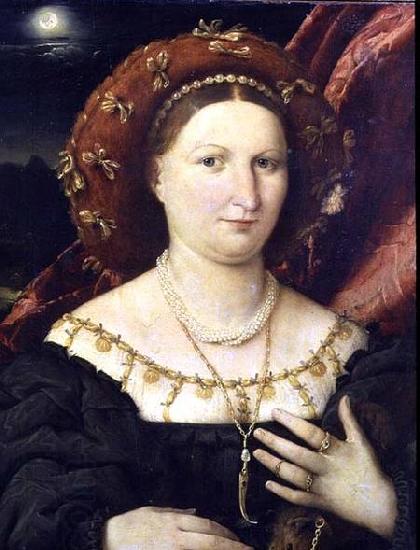 Lorenzo Lotto Portrait of Lucina Brembati